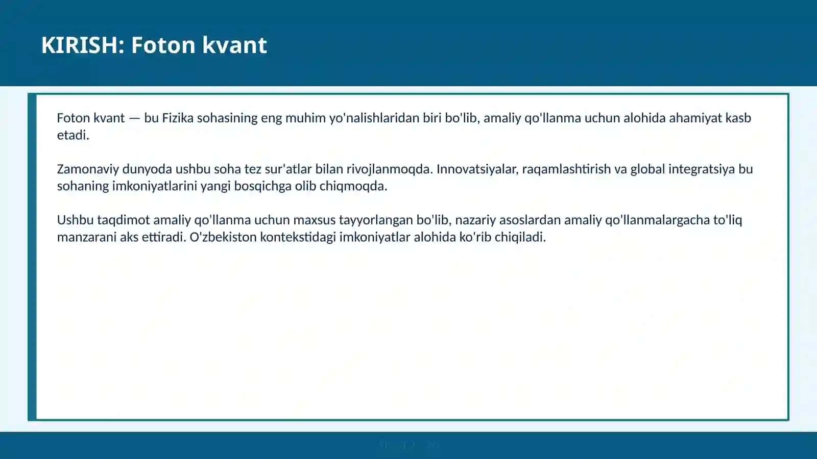 FOTON KVANT 2