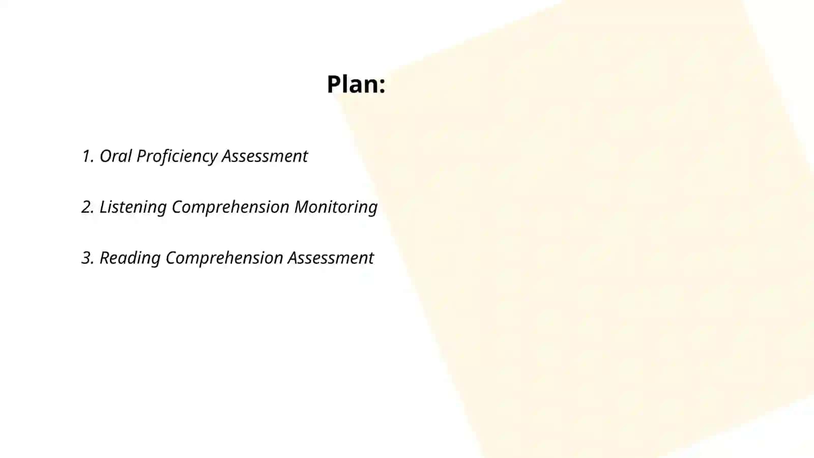 Oral Proficiency Assessment 2