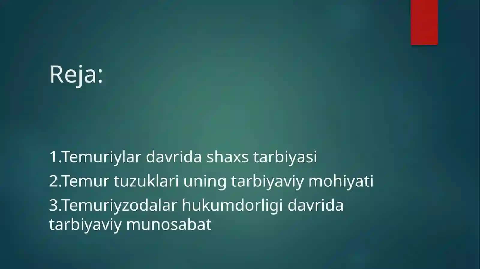 Temuriylar Davrida Ta'lim Tarbiya 2