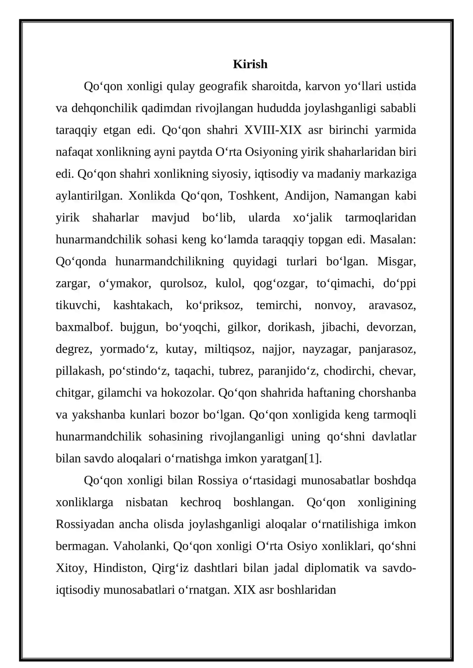 Qo‘qon Xonligi Tarixi 2