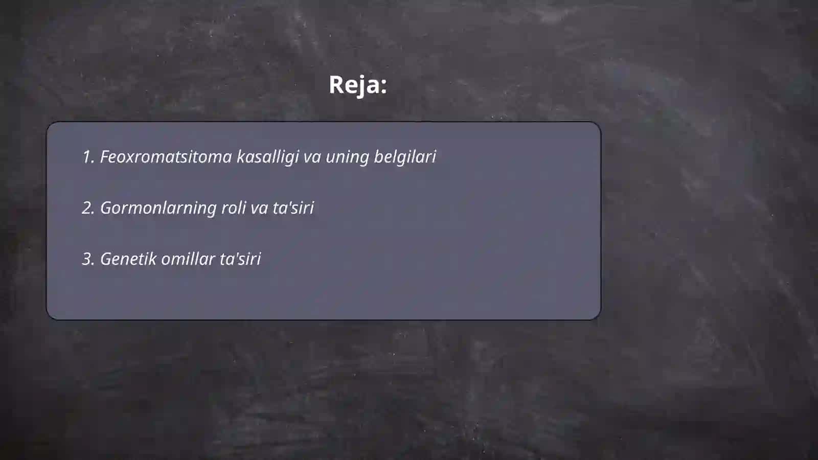 Feoxromatsitoma va davolash usullari 2