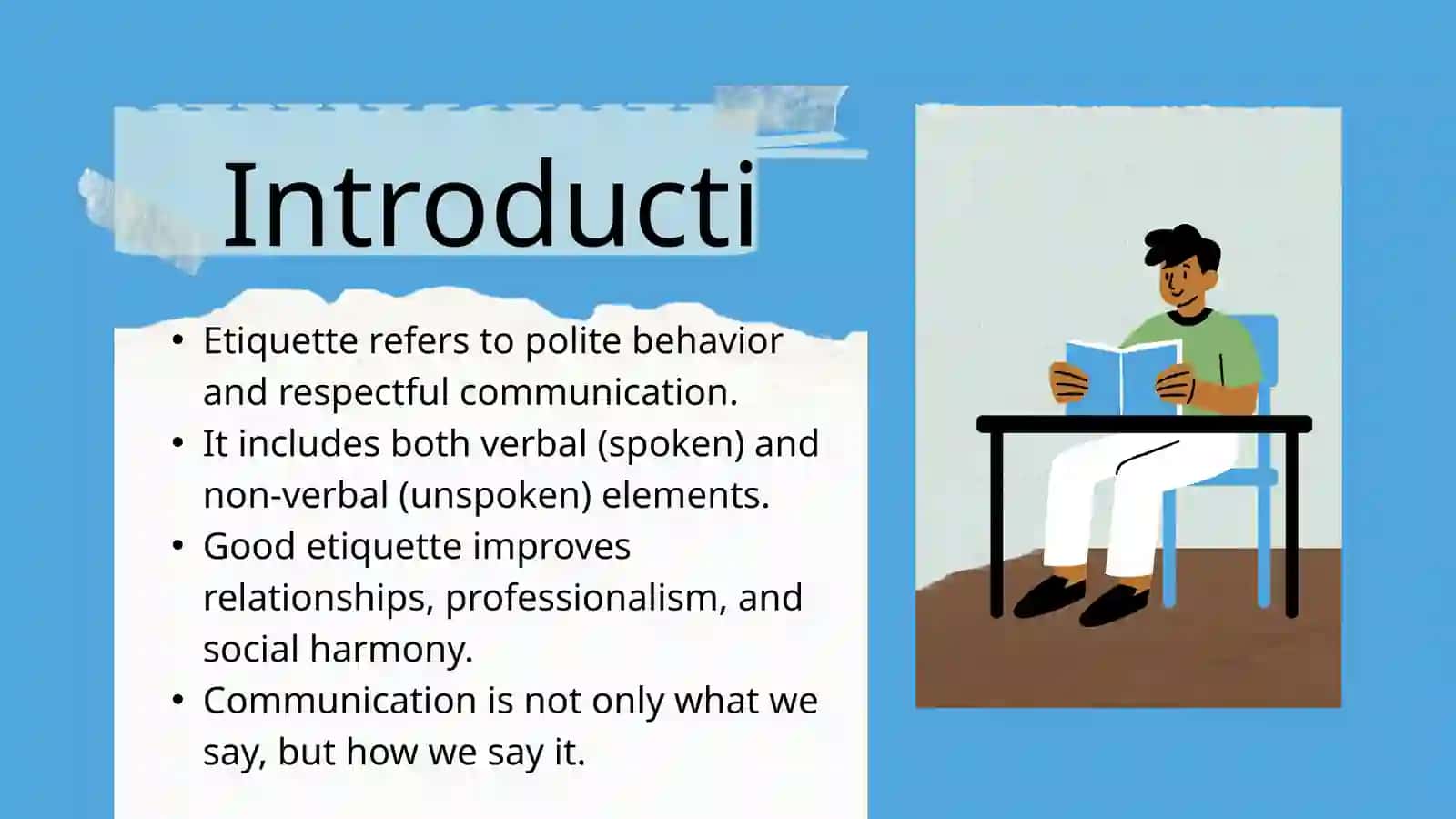 Verbal and non verbal etiquette phrases 2