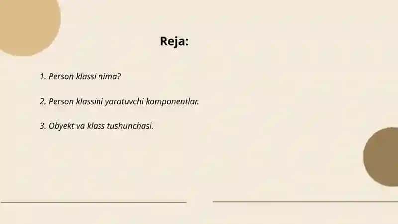 Class Definition 2