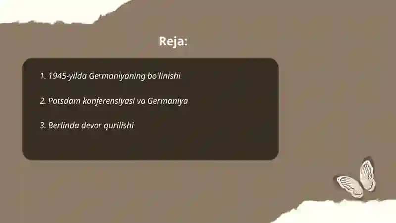 1945-1991- yillarda Germaniya 2