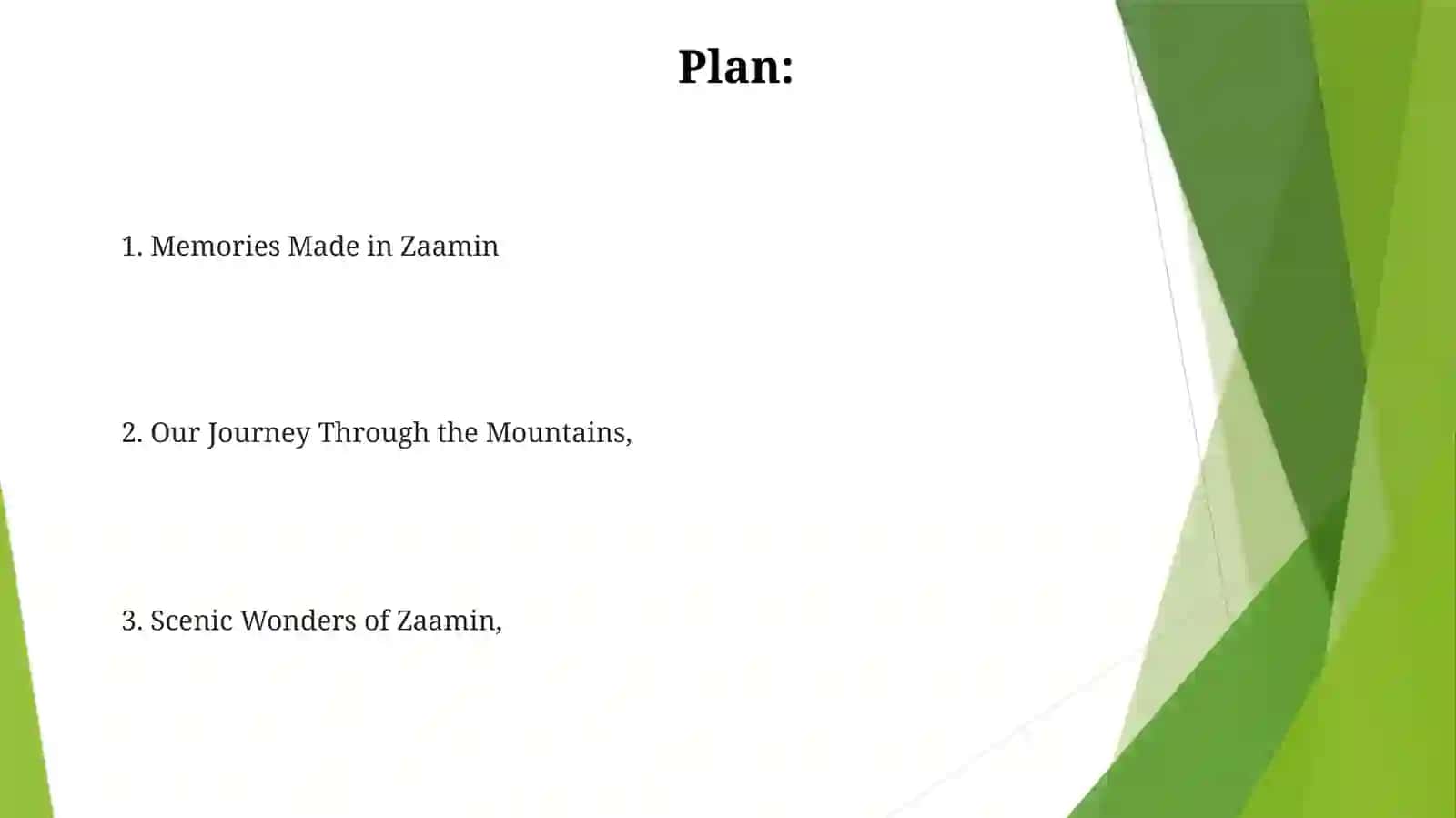 Memories Made in Zaamin 2