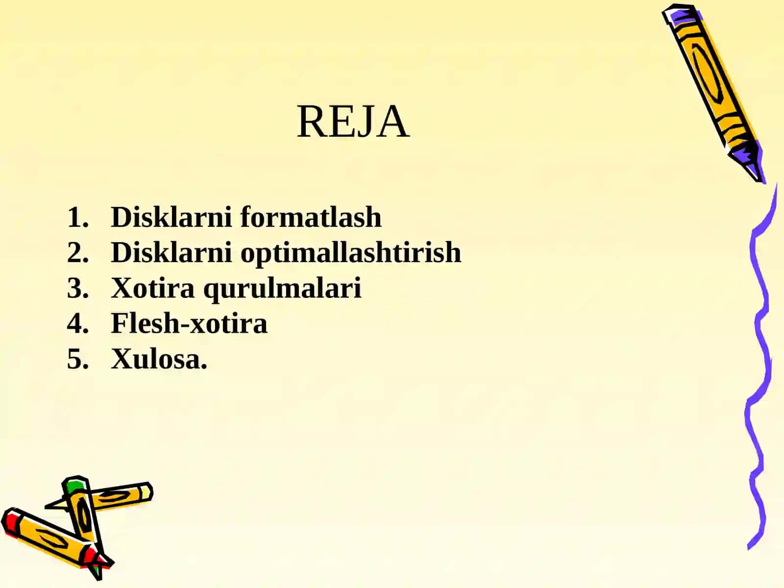DISKLAR BILAN ISHLASH 2