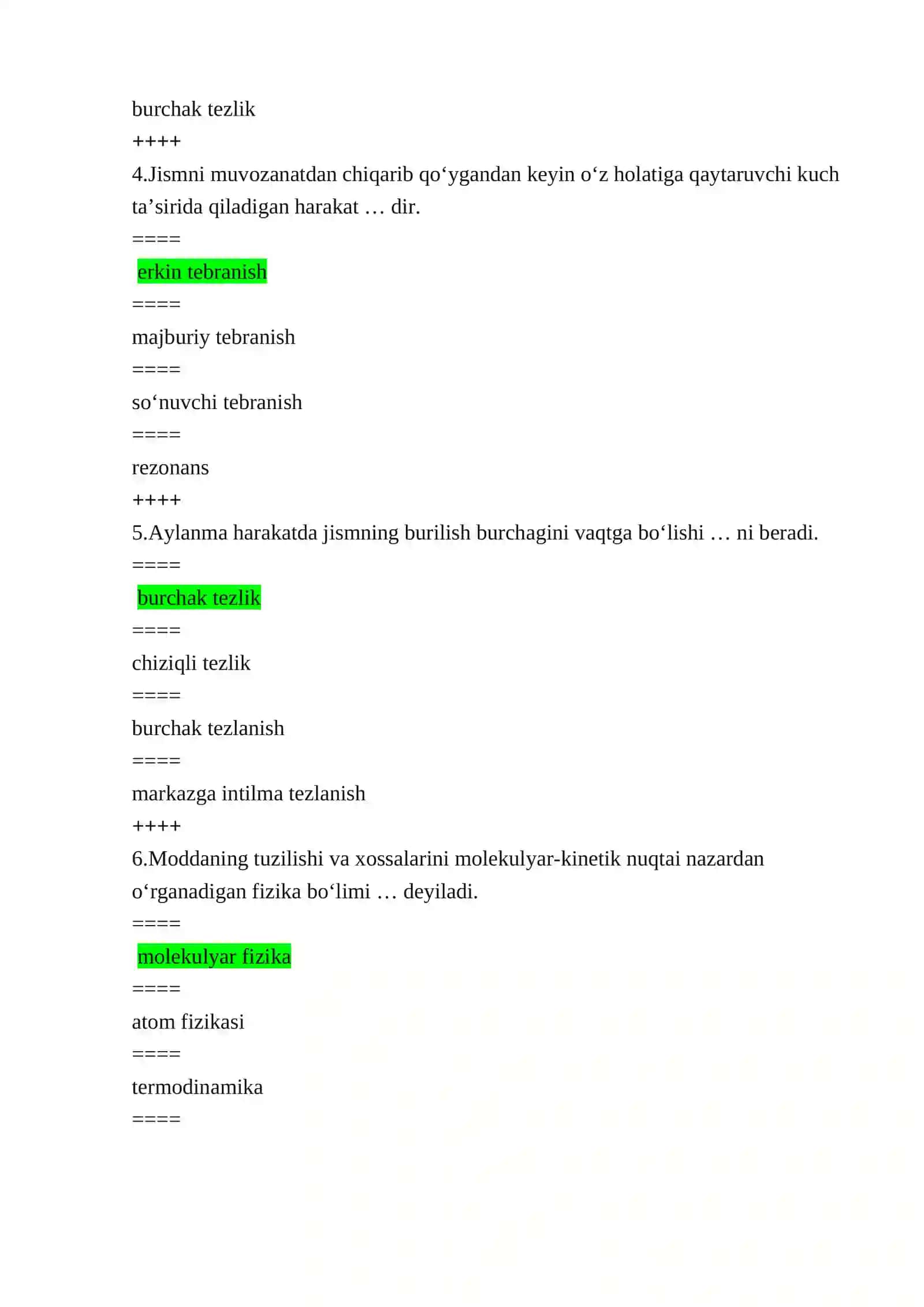 fizika oraliq javoblari 2