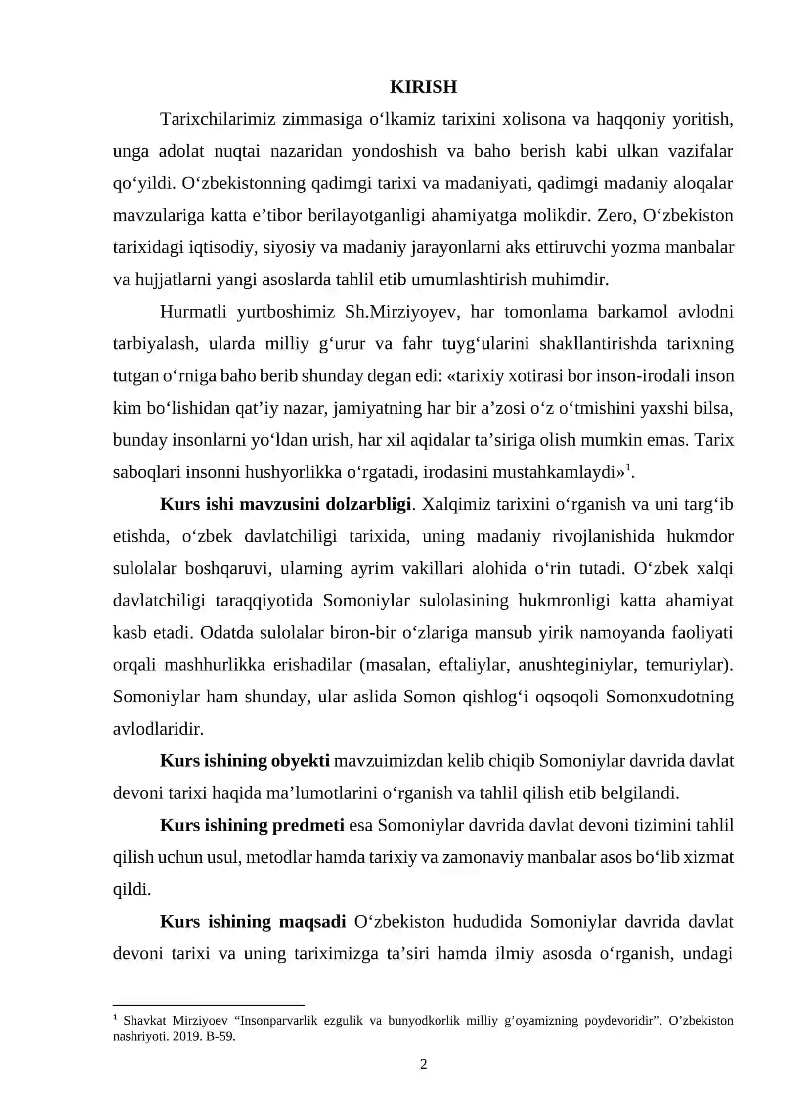 SOMONIYLAR DAVRIDA DAVLAT DEVONI 2