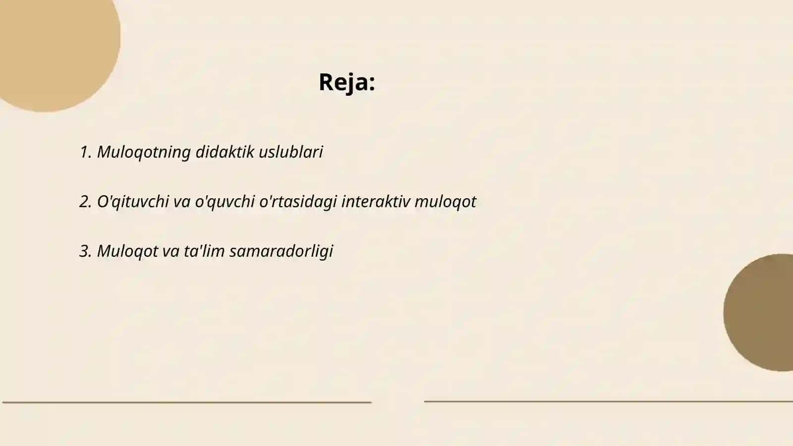Pedagogik faoliyatda muloqot uslublari 2