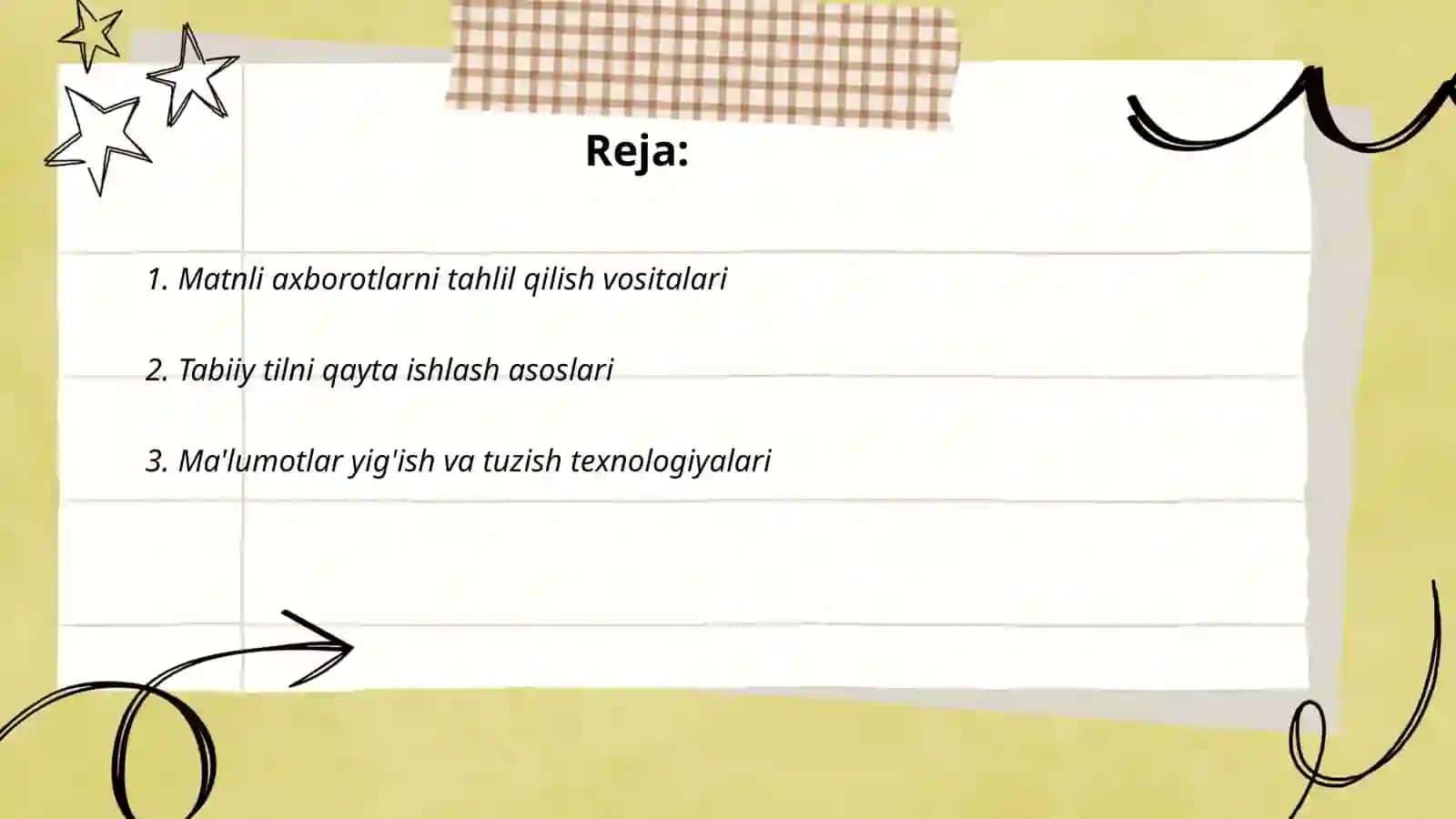 Tibbiyotda ishchi orinlarini avtomatlashtirishda matnli axborotlarni qayta ishlash texnologiyasi 2