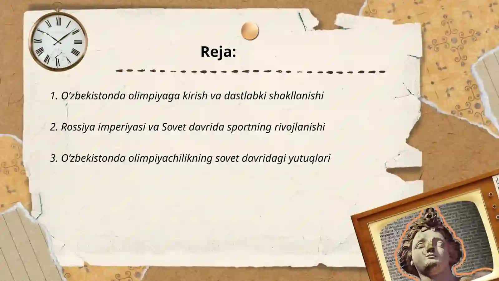 Olimpia harakati tarixi fanidan 2
