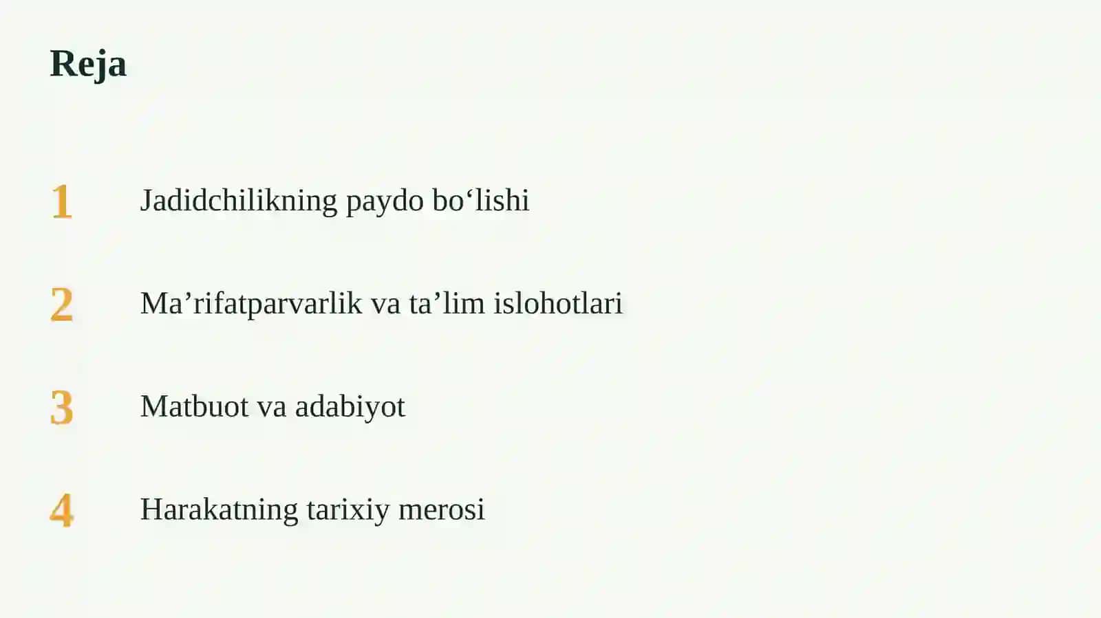 O‘zbekiston hududida jadidchilik harakati va milliy uyg‘onish 2
