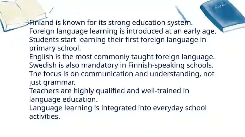 Teaching foreign languages in Finland 2