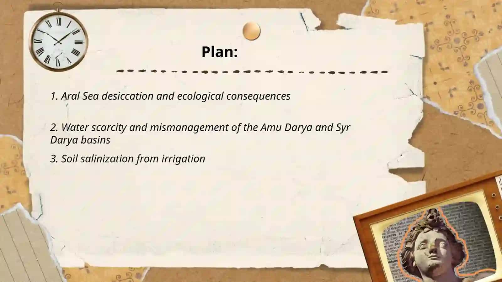 The natural issues in Uzbekistan 2