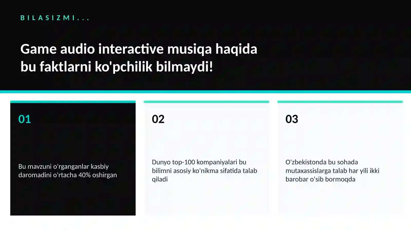Game audio interactive musiqa 2