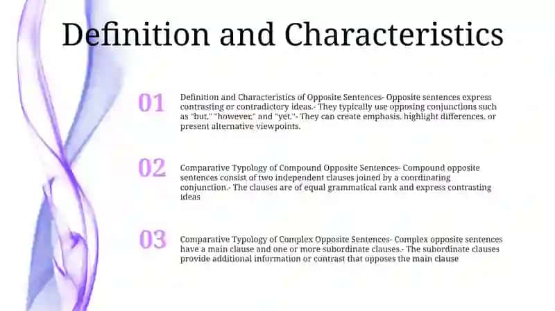 Comparative Typology Of Opposite Sentences: Compound, Complex Sentences 2