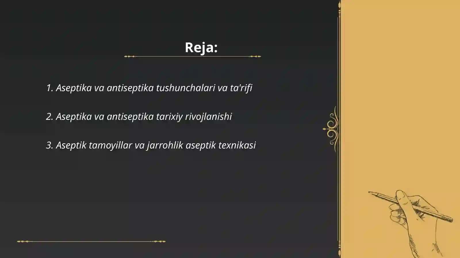 Aseptika va antiseptika haqida 2