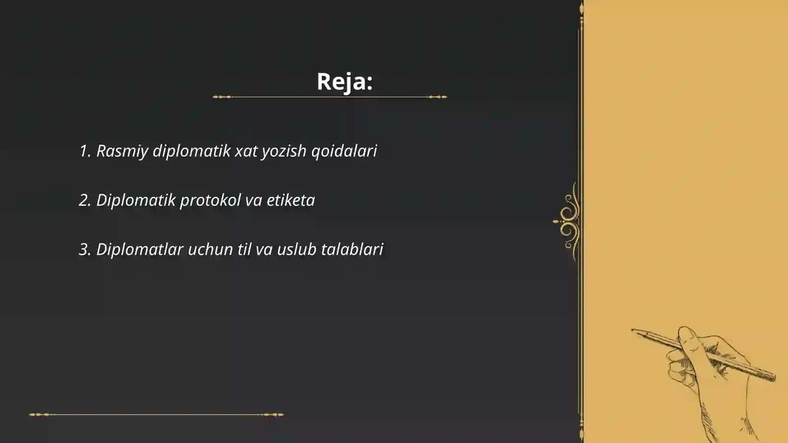 Rasmiy Diplomatik Uslub 2