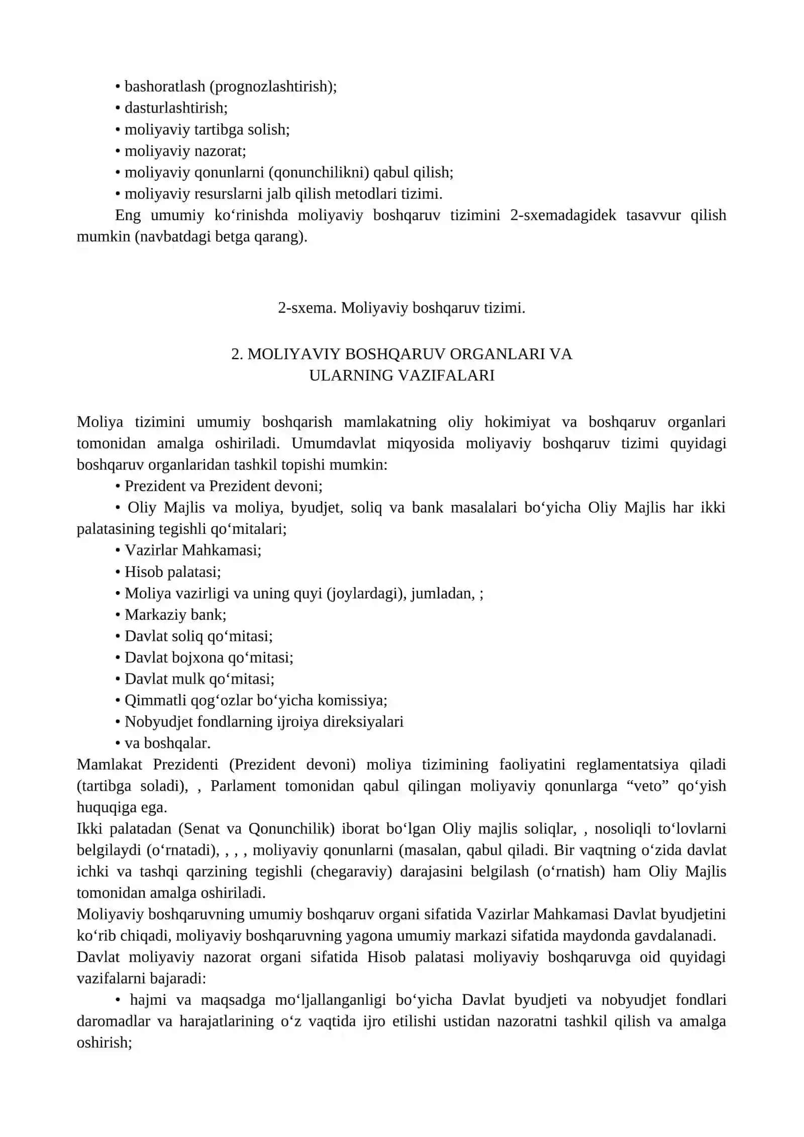 Moliyaviy Boshqaruv 2