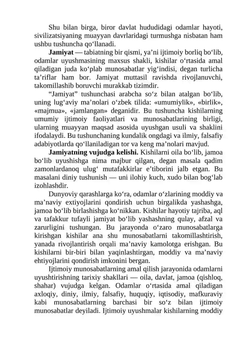Jamiyat falsafasi. Inson falsafasi (Falsafiy antropologiya) 2
