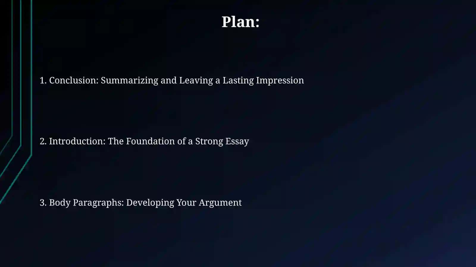 Common essay structure 2