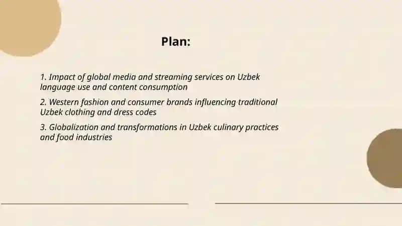 Globalization and its influence on Uzbek culture 2