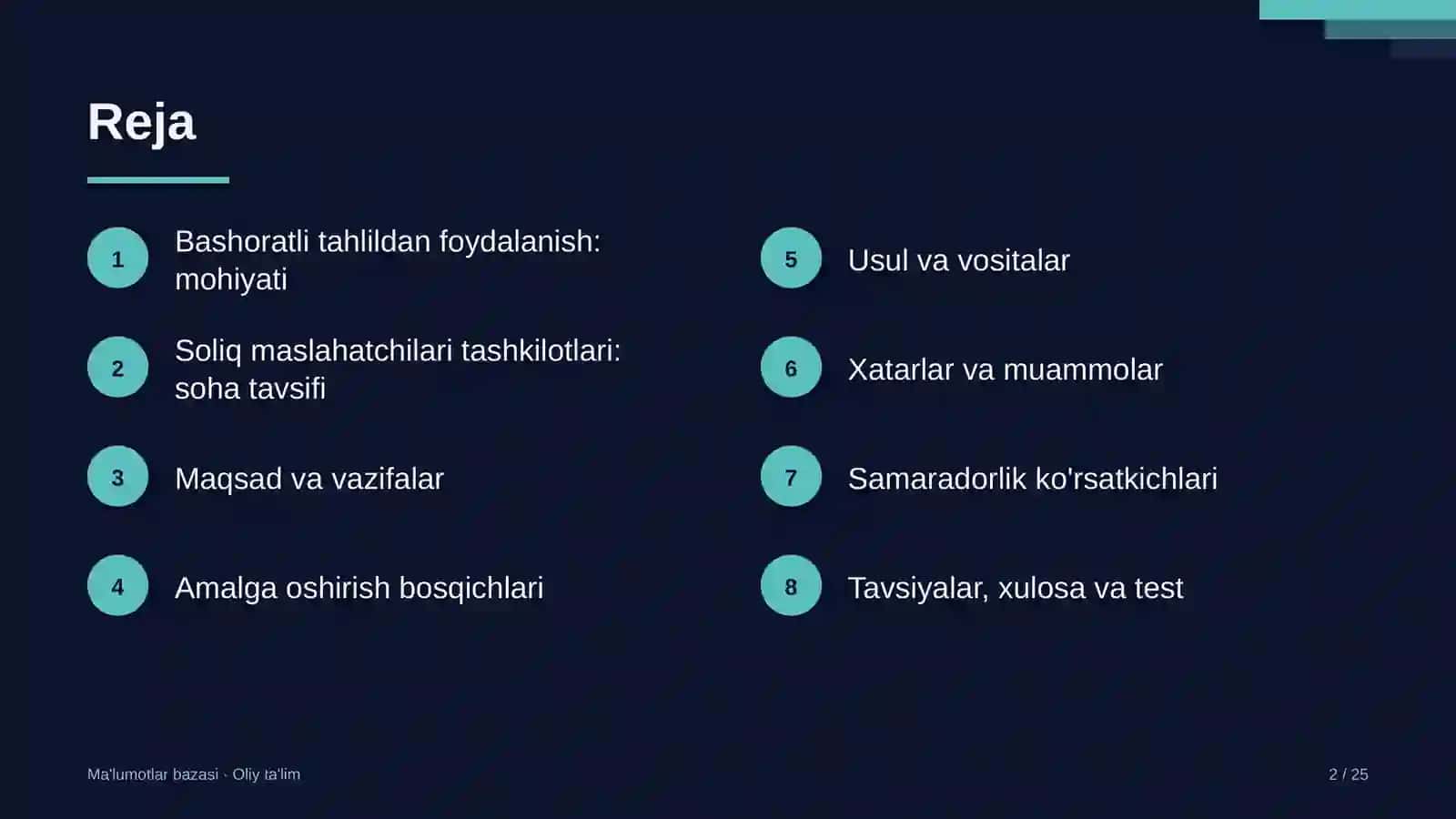 soliq maslahatchilari tashkilotlarida bashoratli tahlildan foydalanish 3935 2