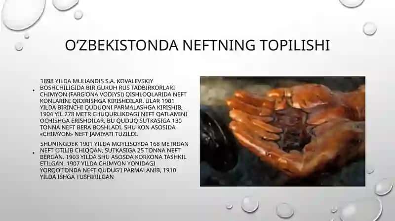 O‘zbekistonda neft va gaz sanoati 2