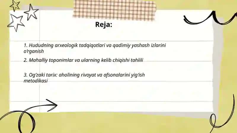 Hududning Yashash Tarixi 2