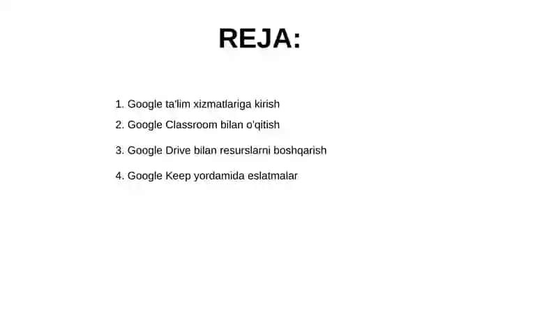 Google ta’lim xizmatlari 2