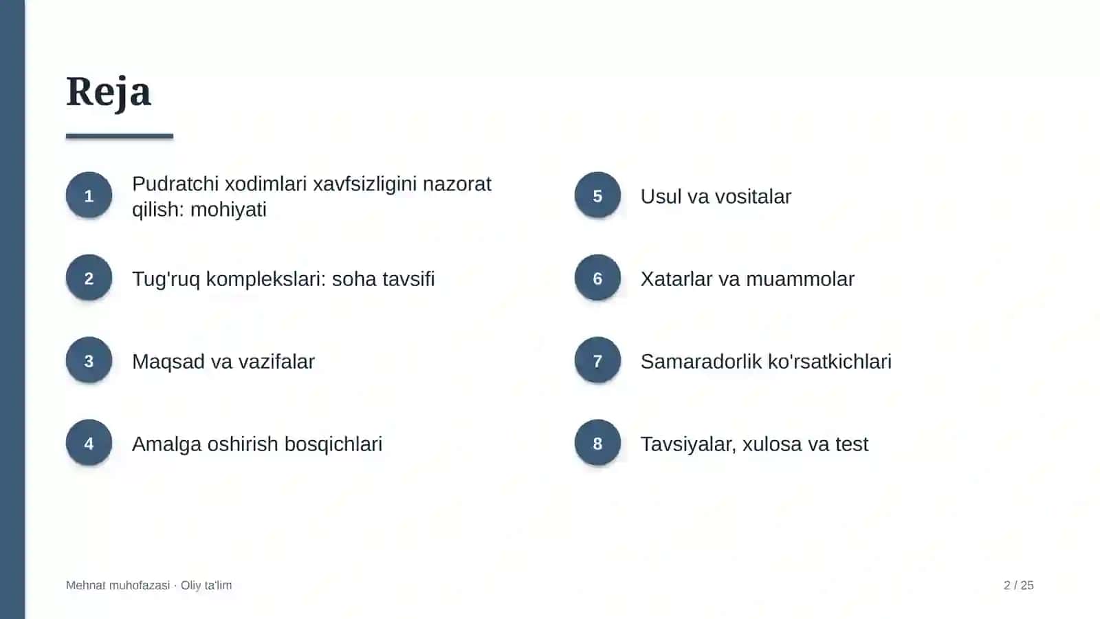 tug'ruq komplekslarida pudratchi tashkilotlar xodimlari xavfsizligini nazorat qilish 1679 2