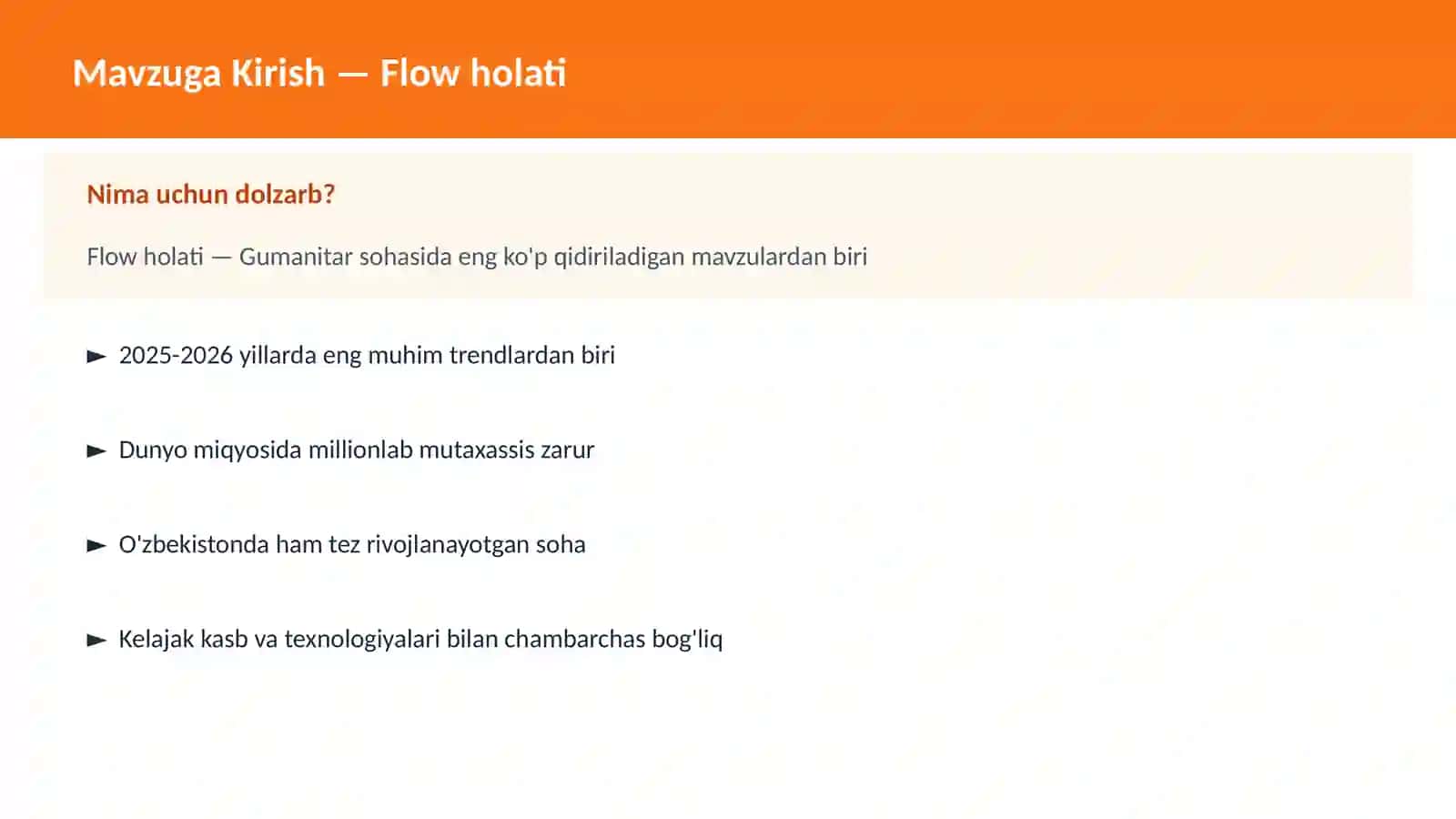 Flow holati 2