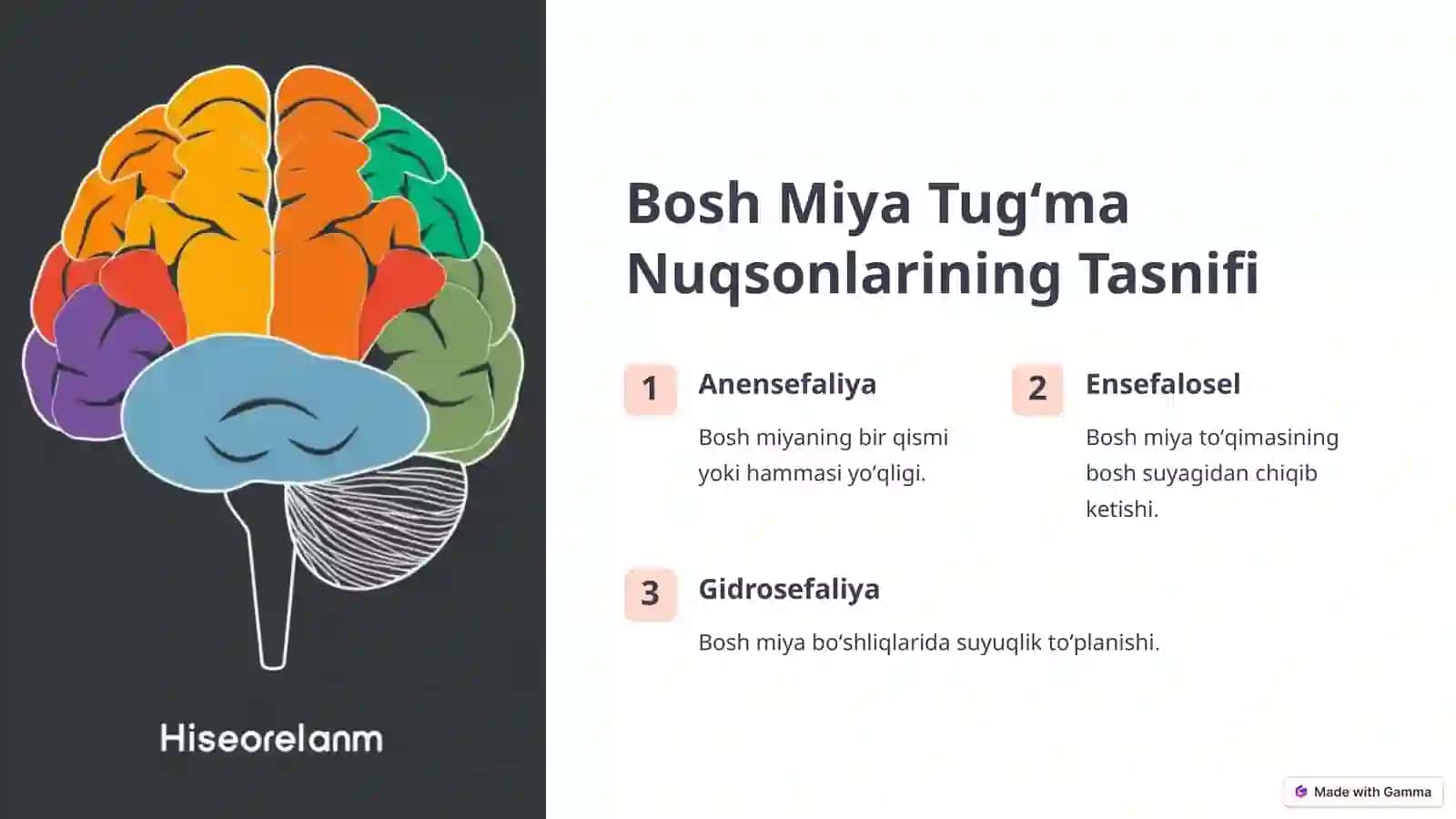 Bosh Miya Tugʻma Nuqsonlari 2