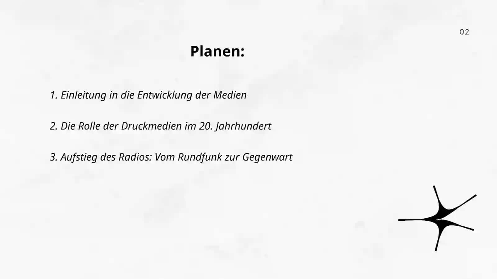 Einleitung in die Entwicklung der Medien 2