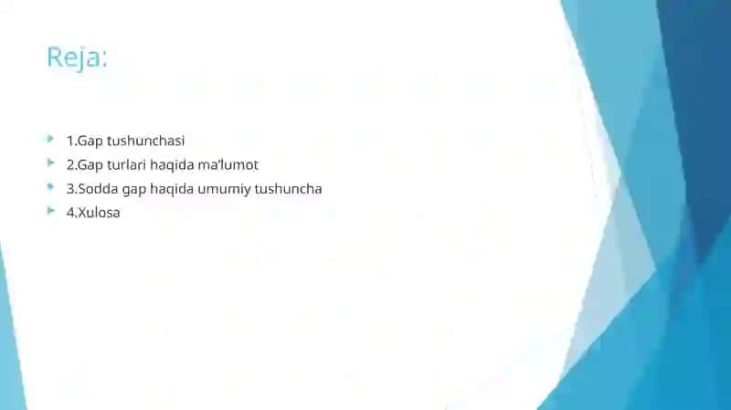 Gap va uning turlari 2