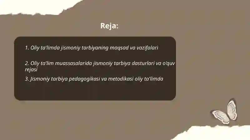 Oliy ta'limda jismoniy tarbiya 2