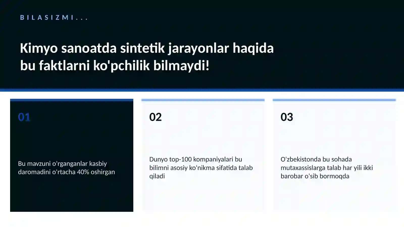 KIMYO SANOATDA SINTETIK JARAYONLAR 2