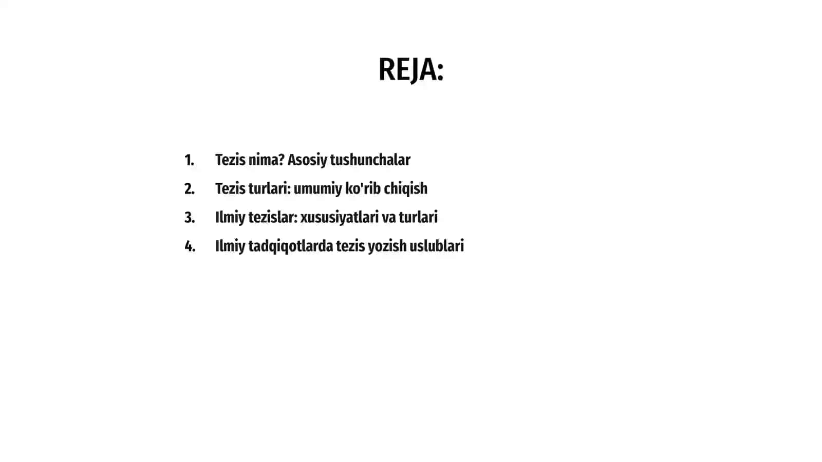 Tezis turli 2