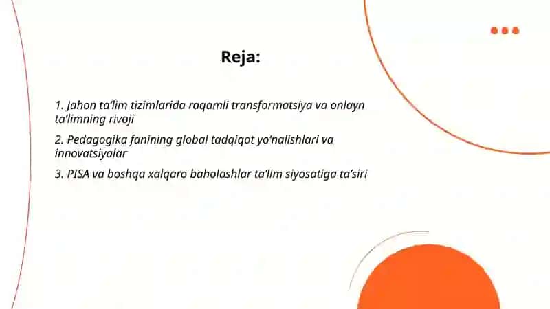 Jahon taʼlim tizimlarida 2