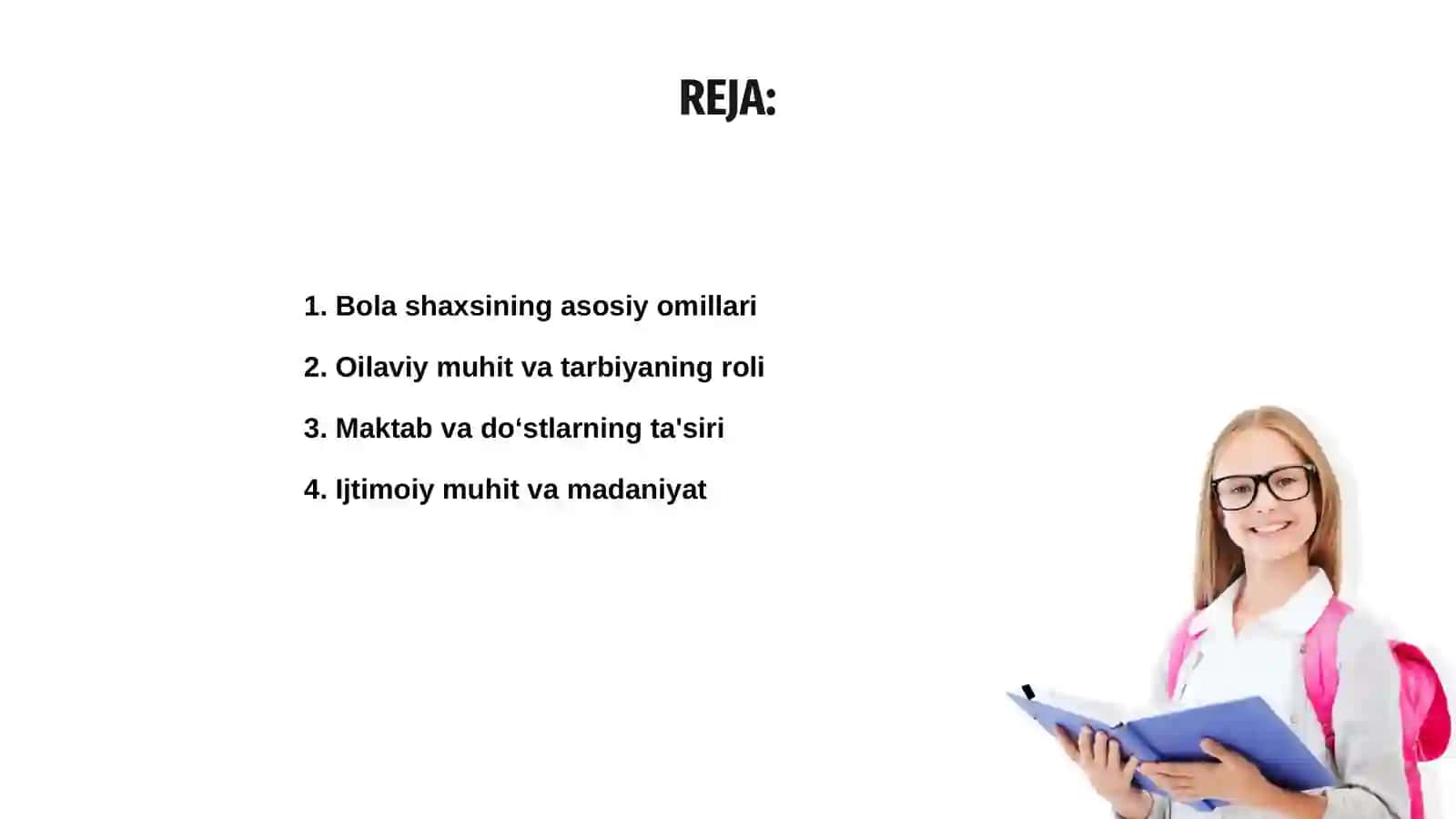 Bola shaxsining shakillanishi 2