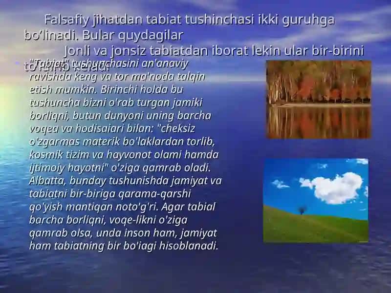 Tabiat falsafasi 2