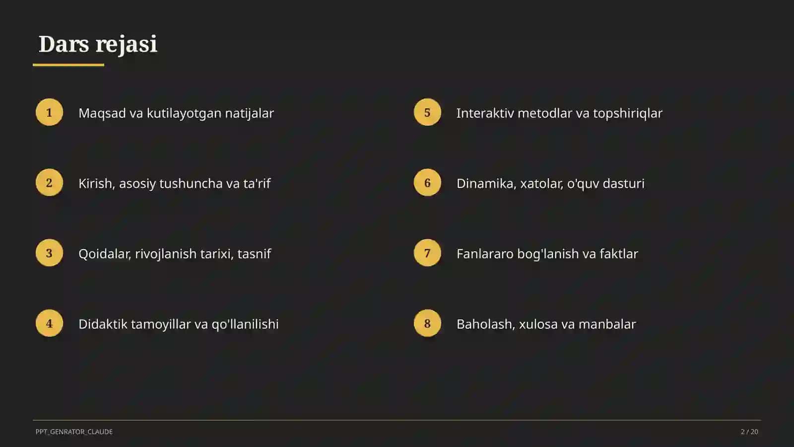 Burchak va uning turlari (4-sinf) 2