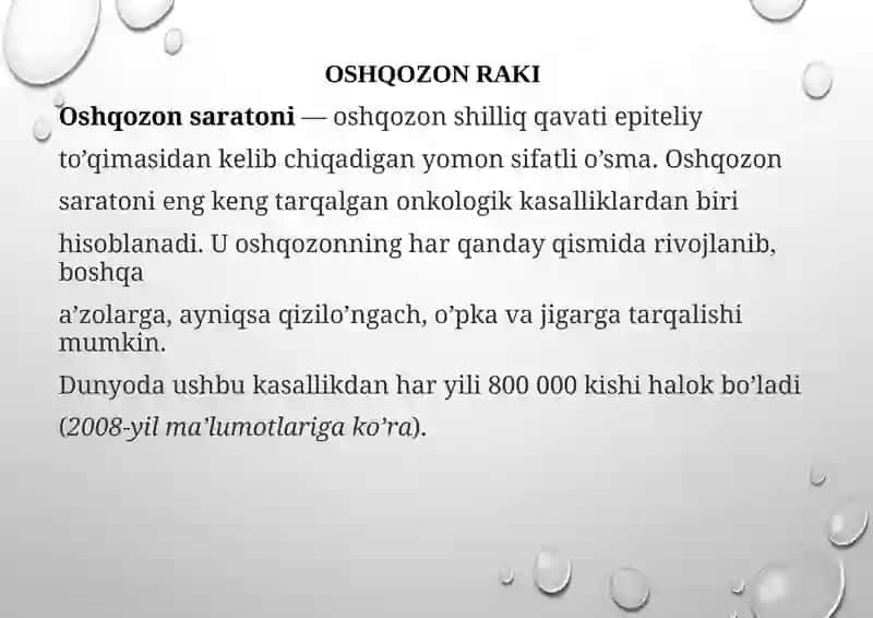 Oshqozonsaratoni 2