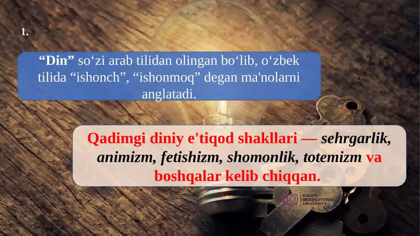 Qadimgi diniye'tiqod shakllari 2