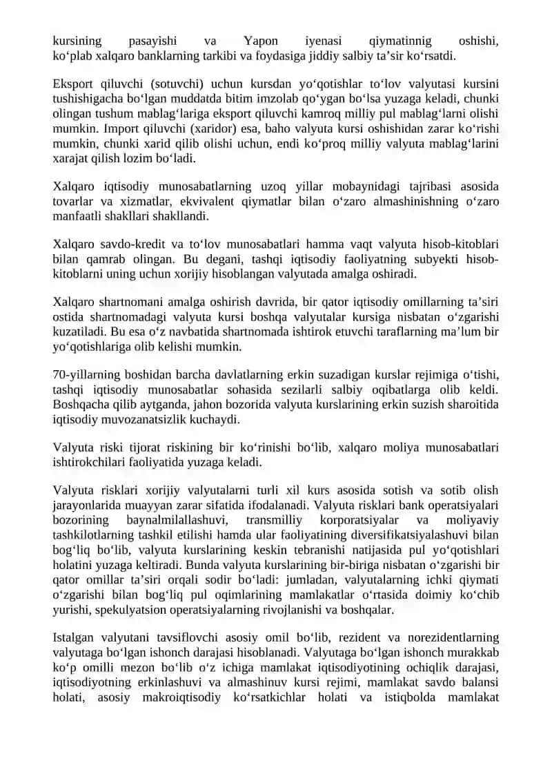 Valyuta risklari 2