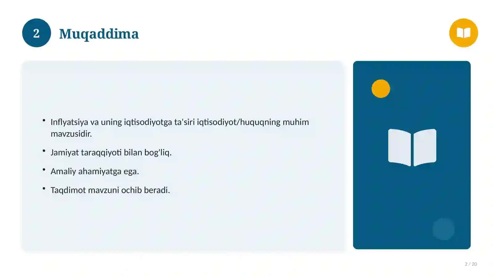 Inflyatsiya va uning iqtisodiyotga ta'siri 2