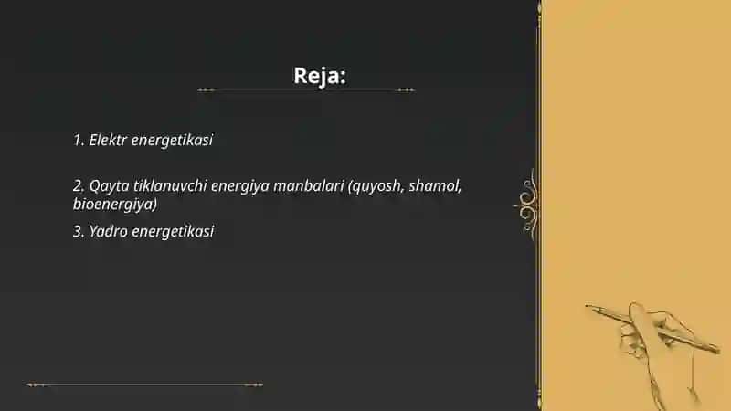 Energetika sohasi 2