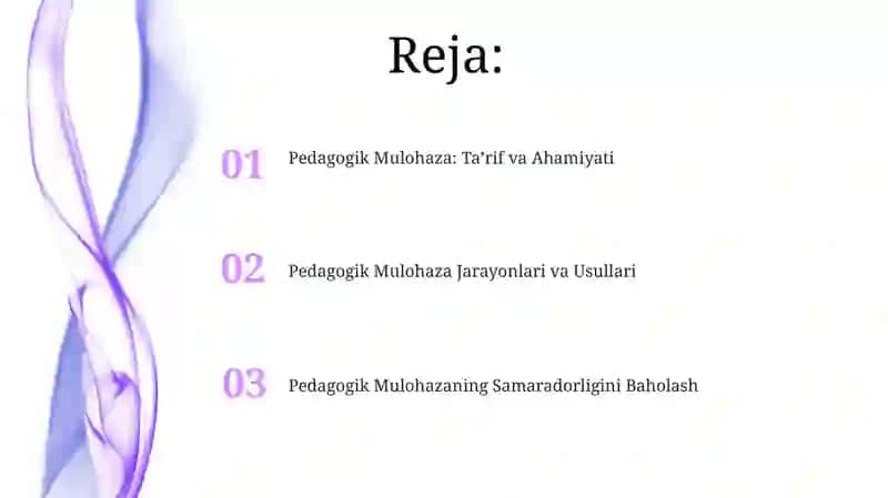 Pedagogik refleksiya 2