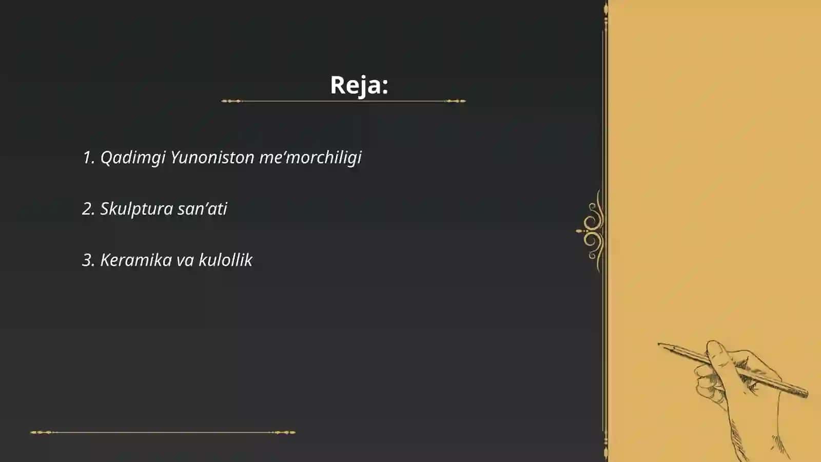 Qadimgi Yunoniston sanʼati 2