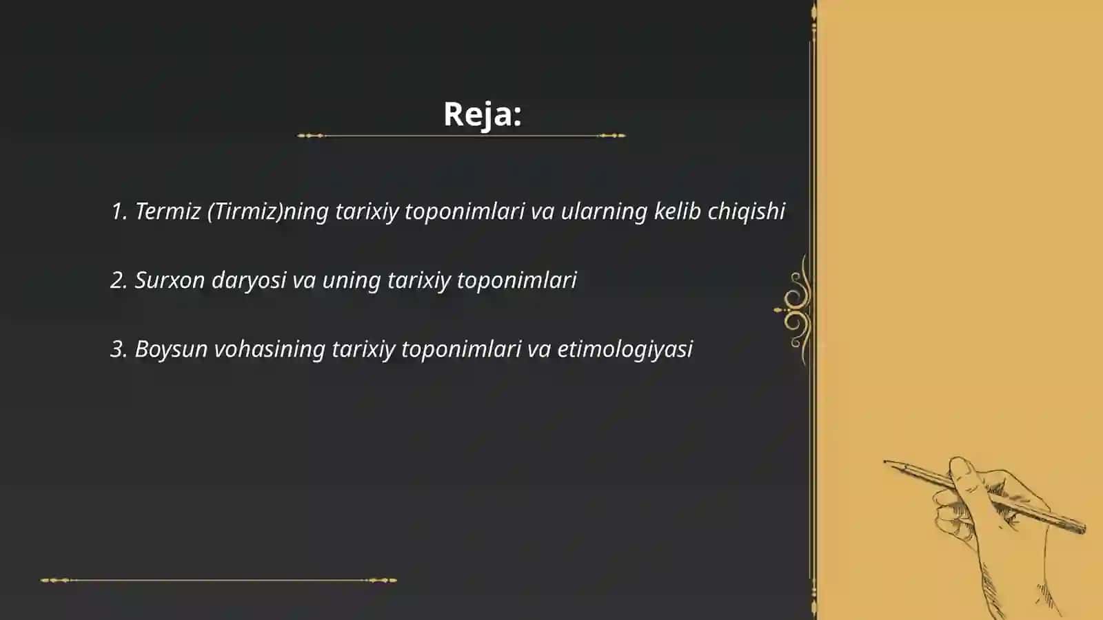 Surxon vohasi tarixiy toponimlari 2